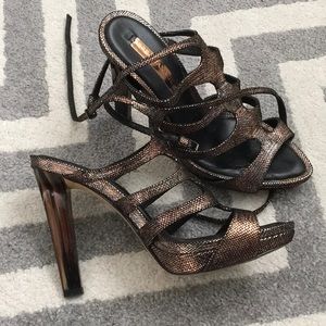 Bcbg mermaid pattern platforms